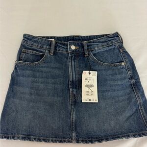Zara Denim Mini Skirt size M